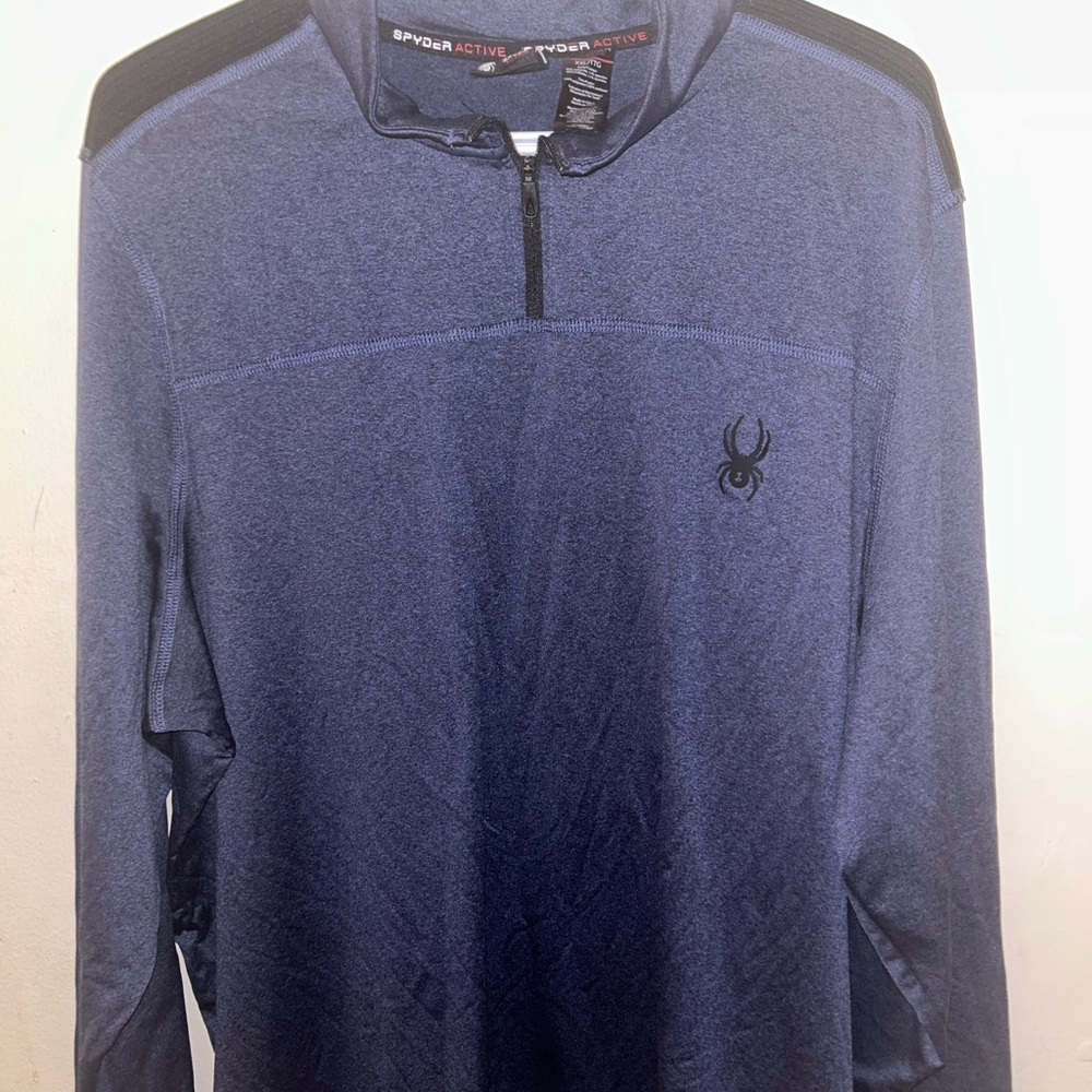 Spyder Blue Quarter-Zip Pullover